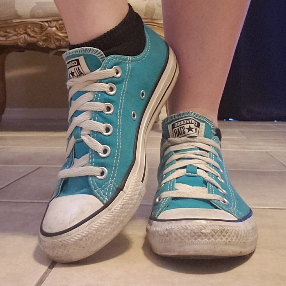 Teal Converse
